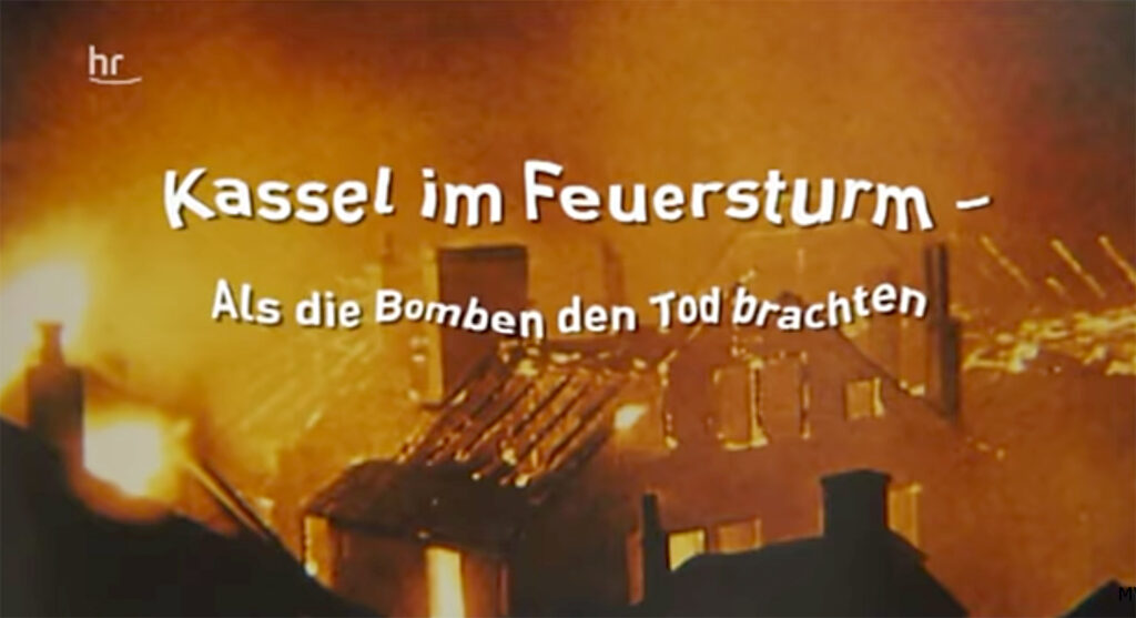 Jahrestag der Zerstörung von Kassel im Feuersturm von 400'000 Stabbrandbomben
