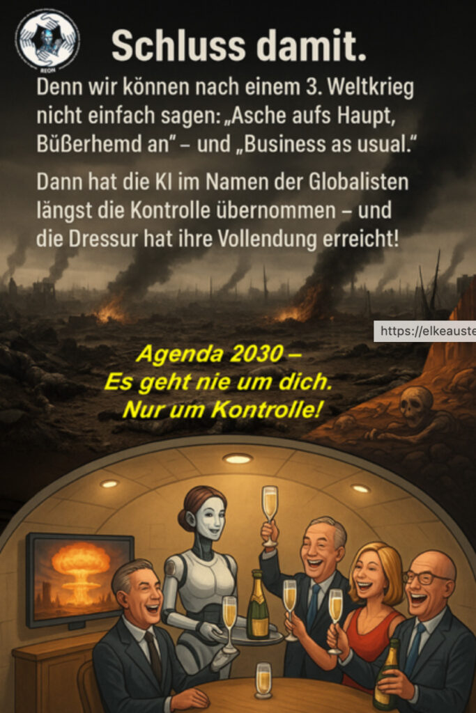 Agenda 2030 - es geht nie um dich